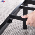 Colchão de moldura de cama de metal de plataforma de tamanho duplo